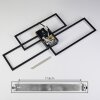 TALETA Ceiling Light LED black, 1-light source