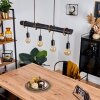 LARIFANO Pendant Light brown, black, 4-light sources