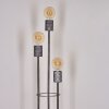 TYLDOM Floor Lamp Oxidised Silver, 3-light sources