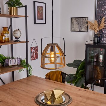 CAILARA Pendant Light Ecru, black, 1-light source