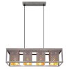Globo THOMAS Pendant Light Oxidised Silver, 4-light sources