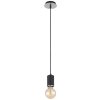 Globo JOSEBA Pendant Light matt nickel, black, 1-light source