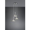 Reality ENZO Pendant Light matt nickel, 3-light sources