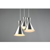 Reality ENZO Pendant Light matt nickel, 3-light sources