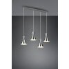 Reality ENZO Pendant Light matt nickel, 4-light sources
