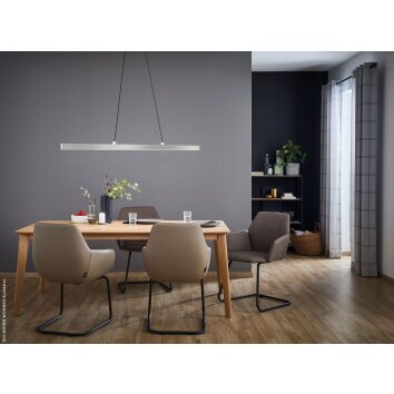 SCHÖNER-WOHNEN-Kollektion STRIPE Pendant Light LED aluminium, 1-light source