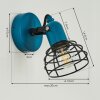 BUILAKO Wall Light blue, black, 1-light source