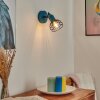 BUILAKO Wall Light blue, black, 1-light source