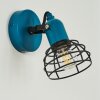 BUILAKO Wall Light blue, black, 1-light source