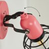 BUILAKO Wall Light pink, black, 1-light source