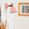 SELKI Wall Light pink, black, 1-light source