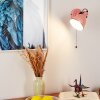 SELKI Wall Light pink, black, 1-light source