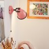 SELKI Wall Light pink, black, 1-light source