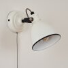 SELKI Wall Light black, white, 1-light source