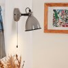 SELKI Wall Light grey, black, 1-light source