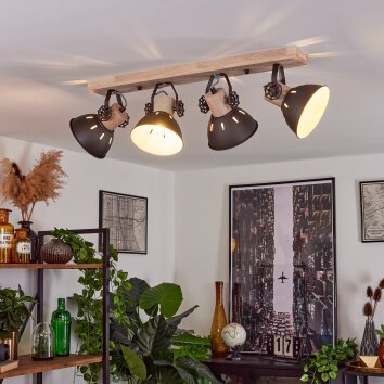 ORNY Ceiling Light brown, 4-light sources