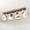 ORNY Ceiling Light Dark wood, 4-light sources