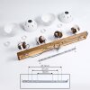 ORNY Ceiling Light Dark wood, 4-light sources