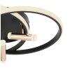 Globo COCO Ceiling Light LED black, 1-light source, Remote control