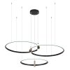 Globo COCO Pendant Light LED black, 1-light source, Remote control