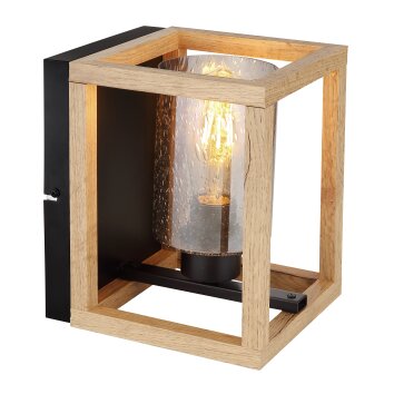 Globo PETTEY Wall Light black, 1-light source