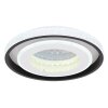 Globo LUCKY Ceiling Light LED black, white, 1-light source, Remote control