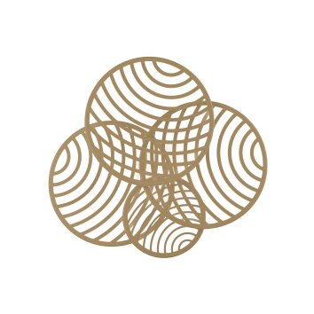 Mantra COLLAGE Ceiling Light LED gold, 1-light source