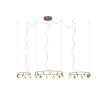 Mantra SHELL Pendant Light LED gold, 26-light sources