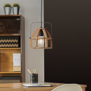 Brilliant-Leuchten CALLEY Pendant Light black, 1-light source