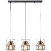 Brilliant-Leuchten CALLEY Pendant Light black, 3-light sources