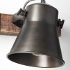 Brilliant-Leuchten DECCA Wall Light Dark wood, black, 1-light source