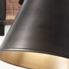 Brilliant-Leuchten DECCA Wall Light Dark wood, black, 1-light source