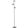 Brilliant-Leuchten BLACKY Floor Lamp black, 3-light sources
