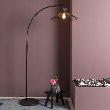 Brilliant-Leuchten ELMONT Floor Lamp black, 1-light source