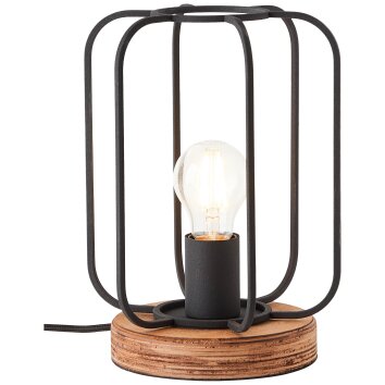 Brilliant-Leuchten TOSH Table lamp Ecru, black, 1-light source