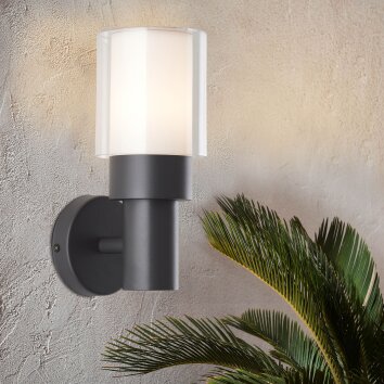Brilliant-Leuchten ARTHUS Outdoor Wall Light black, 1-light source
