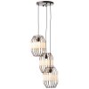 Brilliant-Leuchten SLOPE Pendant Light black, 3-light sources
