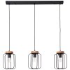 Brilliant-Leuchten TOSH Pendant Light black, 3-light sources