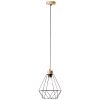 Brilliant-Leuchten DREWNO Pendant Light Light wood, black, 1-light source