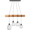 Brilliant-Leuchten KEYLA Pendant Light Ecru, black, 4-light sources