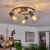 GULLSPANG Ceiling Light anthracite, chrome, 3-light sources