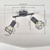 BARIPADA Ceiling Light chrome, grey, 2-light sources