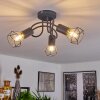 BARIPADA Ceiling Light grey, 3-light sources