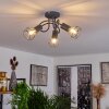 BARIPADA Ceiling Light grey, 3-light sources