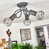 BARIPADA Ceiling Light grey, 3-light sources