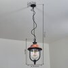 GASCON Hanging lamp black, 1-light source