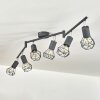 BARIPADA Ceiling Light anthracite, chrome, 6-light sources