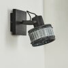 HOLSA Wall Light black, 1-light source