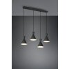Reality ENZO Pendant Light black, 4-light sources