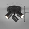 Trio-Leuchten ANGELO Ceiling Light black, 3-light sources